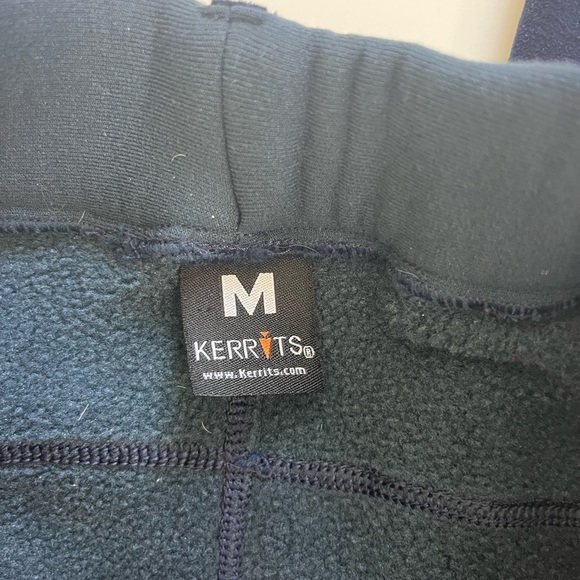 Kerrits Equestrian Pull On Riding Pants Fleece Lined Navy Size Medium - Picture 4 of 9